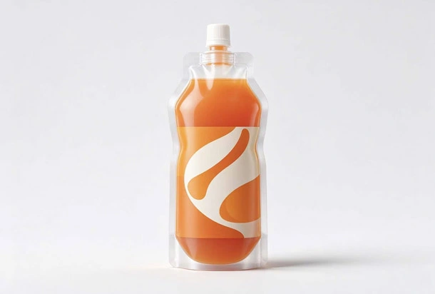 bottle shape juice pouch