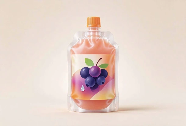 bottle shape juice pouch