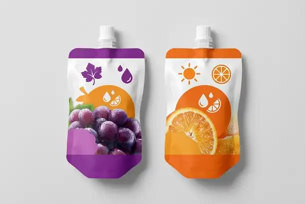 bottle juice pouch