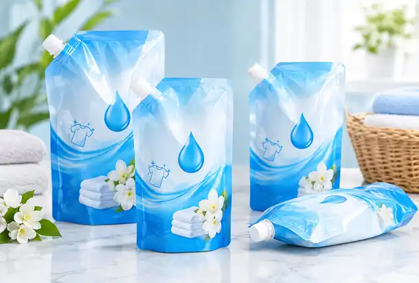 spout pouch packing