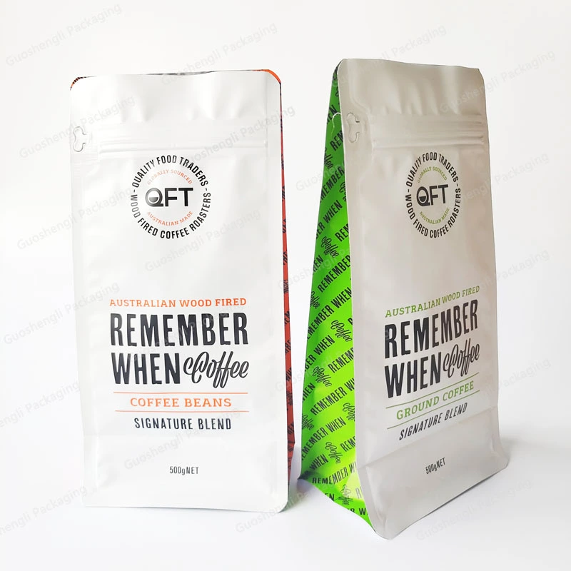 coffee flat bottom pouches