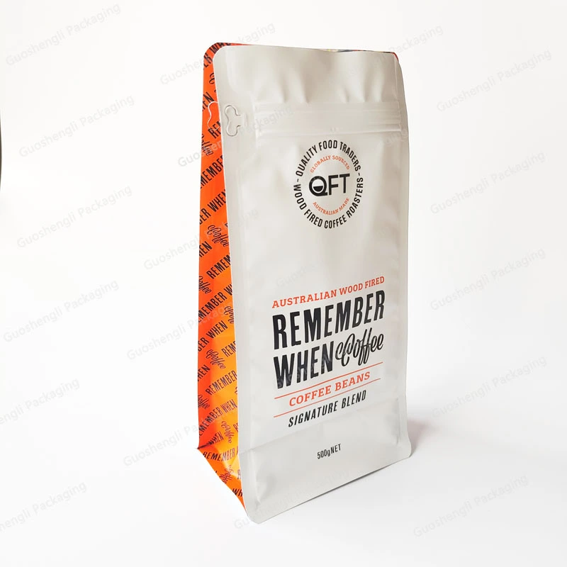 coffee flat bottom pouches