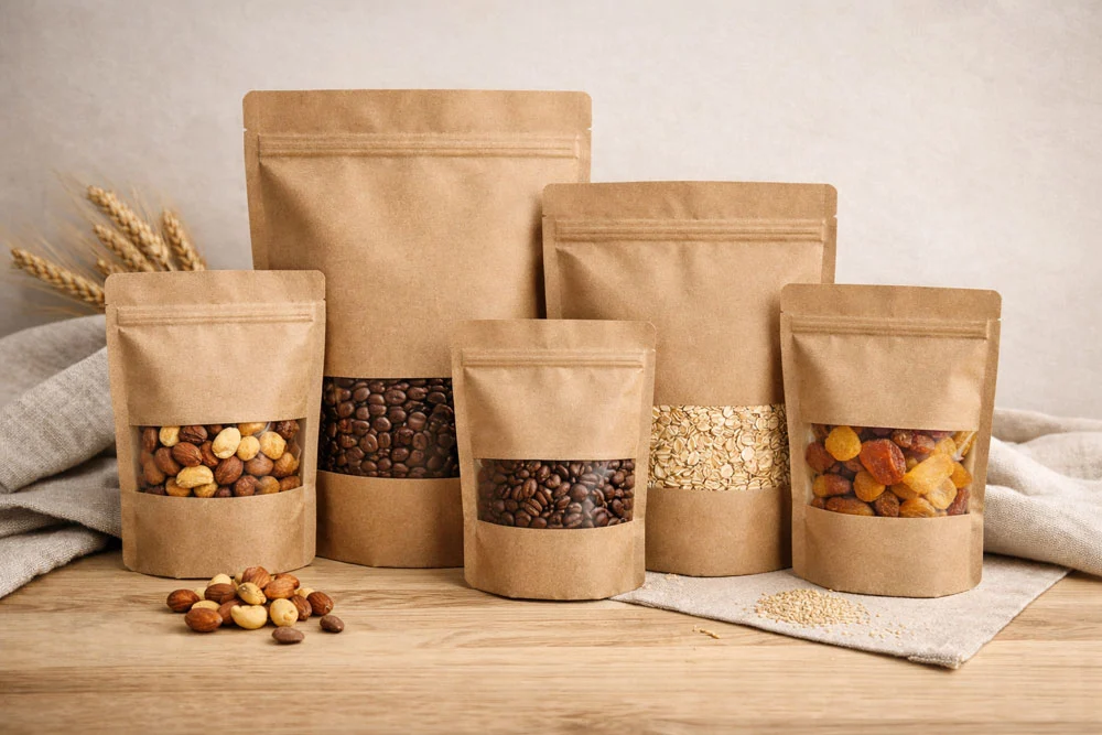 kraft paper food pouches kraft paper food pouches