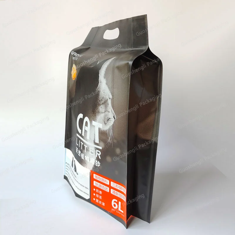 side gusset stand up pouches for cat litter packaging side gusset stand up pouches for cat litter packaging