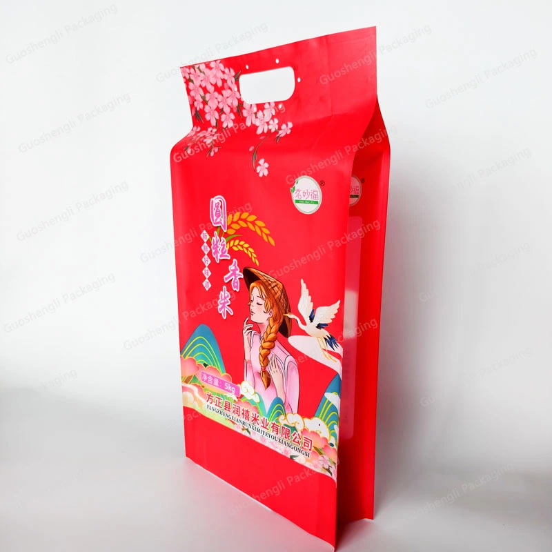 quad style pouch packaging