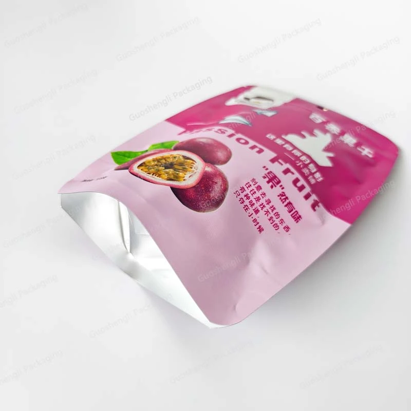 shaped pouch for dried fruit packaging