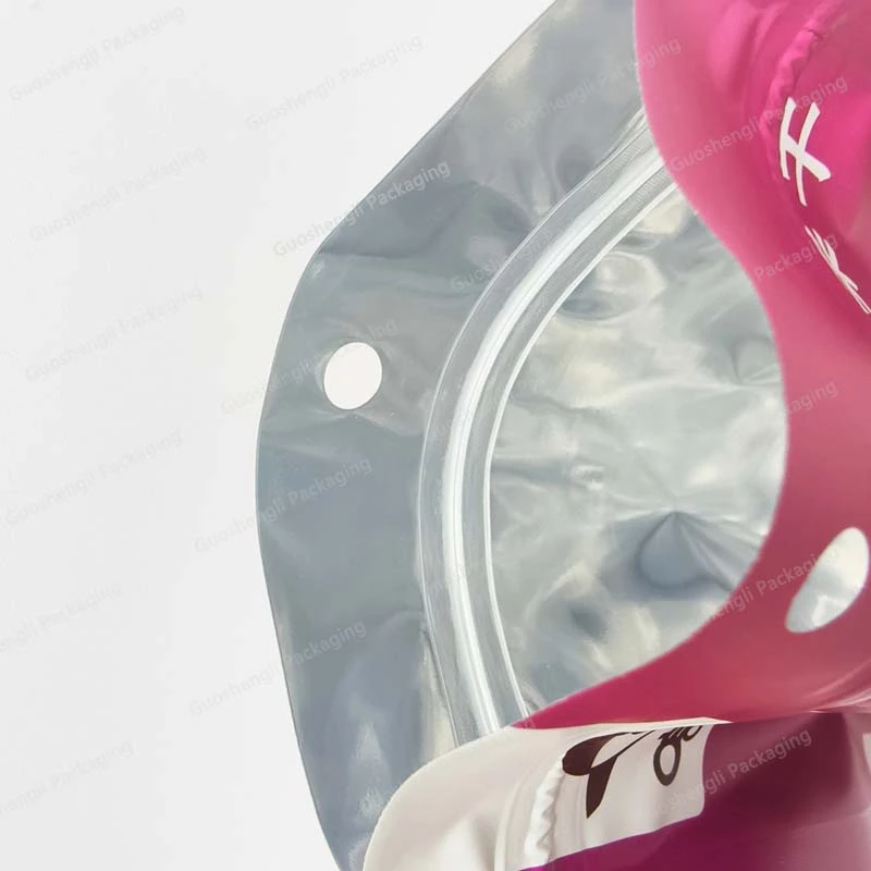 shaped pouch for dried fruit packaging