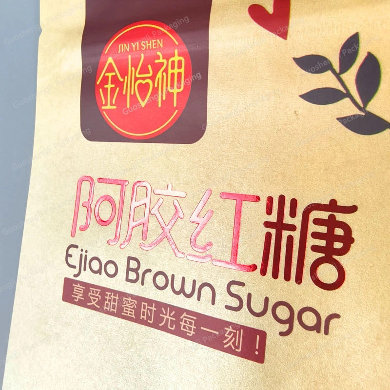 kraft paper stand up pouch