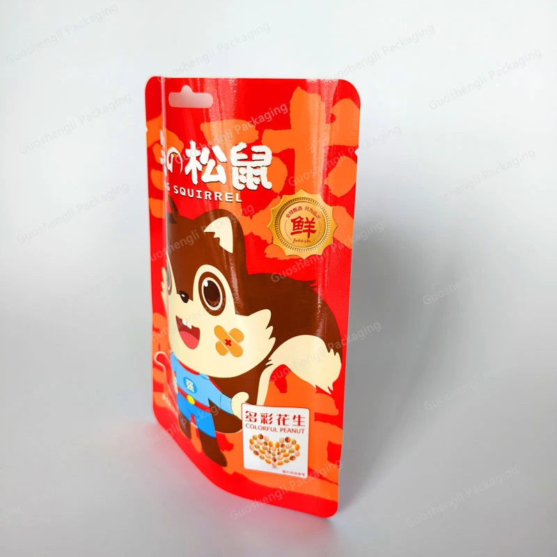 white kraft stand up pouch