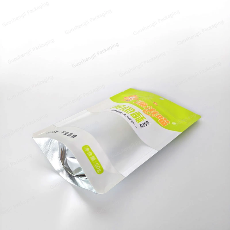 stand up bags with window