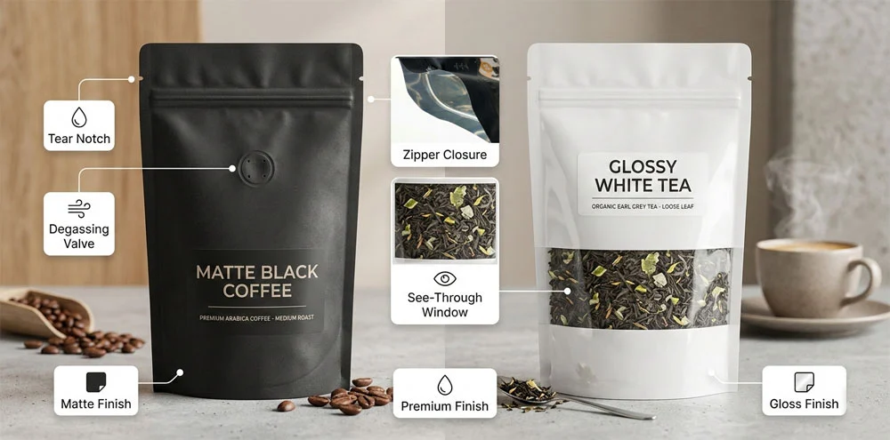 coffee and tea packaging features coffee and tea packaging features