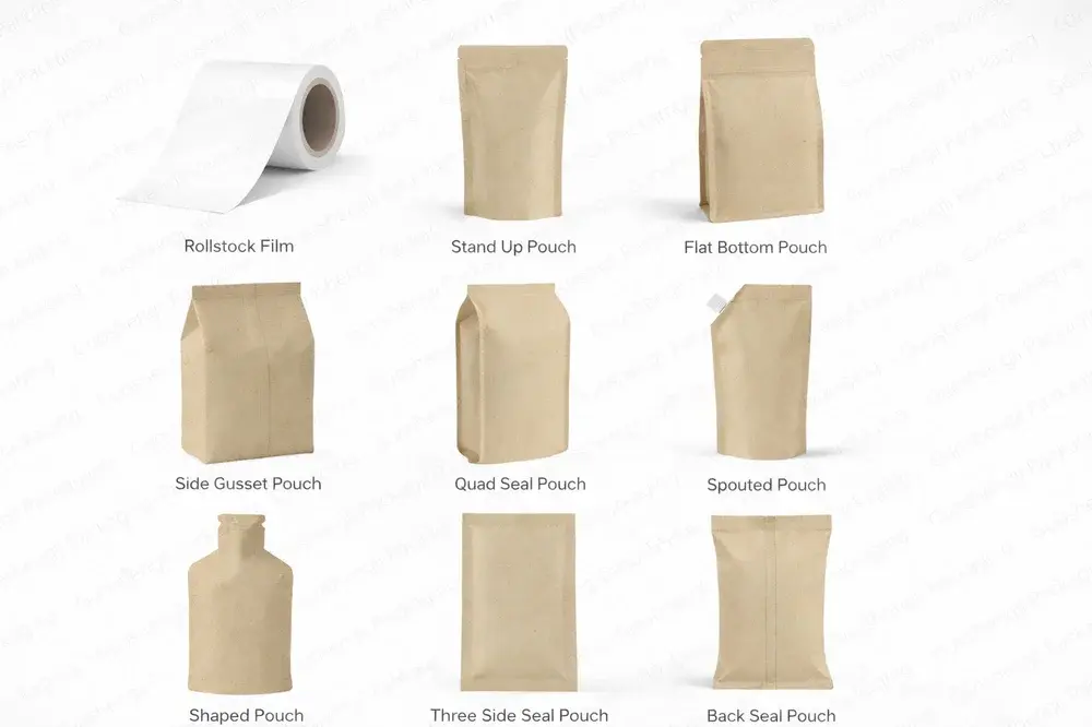 flexible packaging pouch types