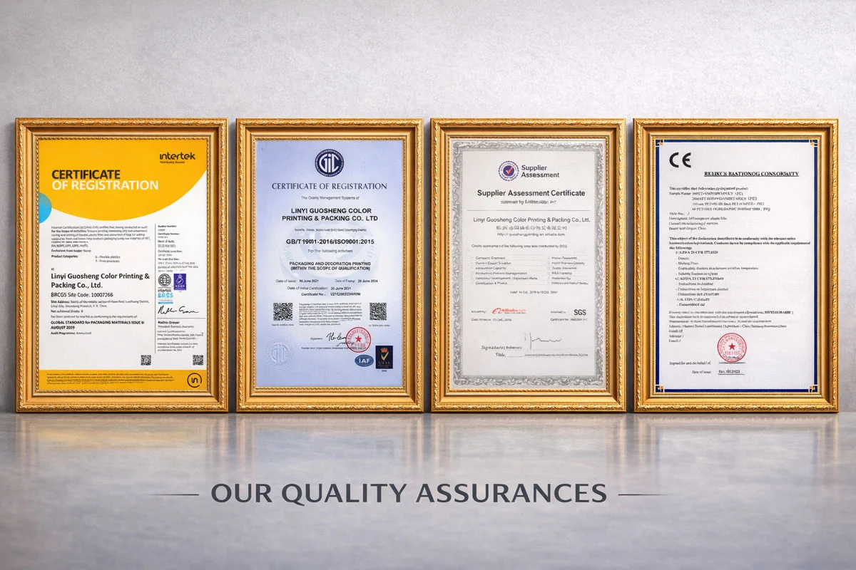 BRC ISO CERTIFICATES BRC ISO CERTIFICATES