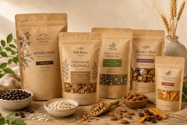 kraft paper pouches for food packaging kraft paper pouches for food packaging