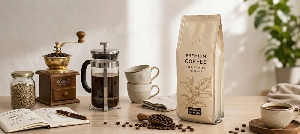 quad seal pouch for coffee packaging quad seal pouch for coffee packaging