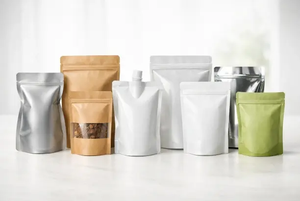 stand up pouch for food and beverages packaging