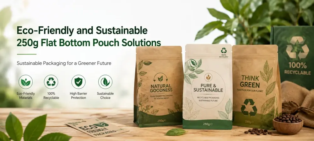 sustainable flat bottom pouches sustainable flat bottom pouches