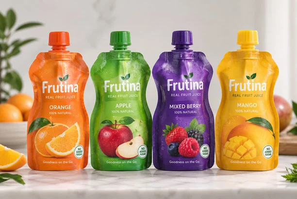 bottle shaped pouches