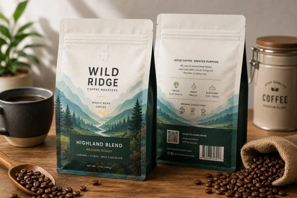 coffee packaging with digital printing coffee packaging with digital printing
