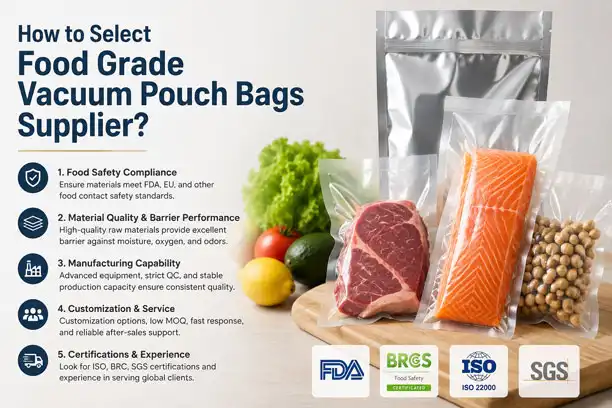 How to Select Food Grade Vacuum Pouch Bags Supplier?