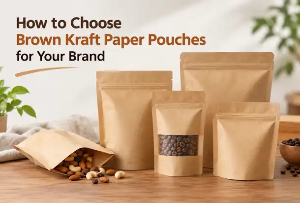 How to Choose Brown Kraft Paper Pouches for Your Brand