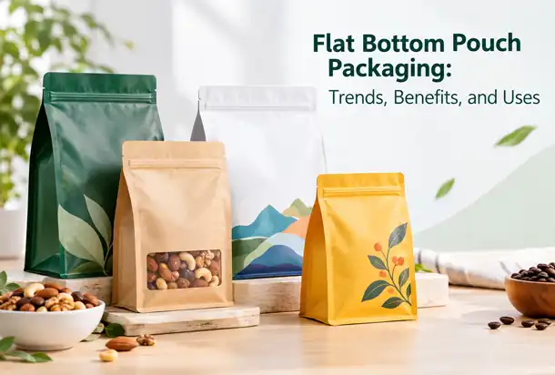 Flat Bottom Pouch Packaging: Trends, Benefits, and Uses