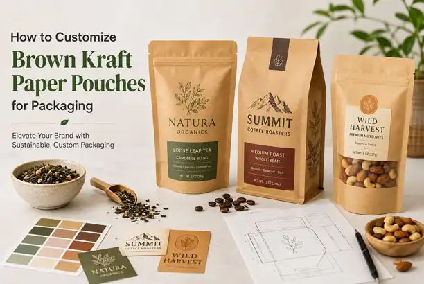How to Customize Brown Kraft Paper Pouches for Packaging