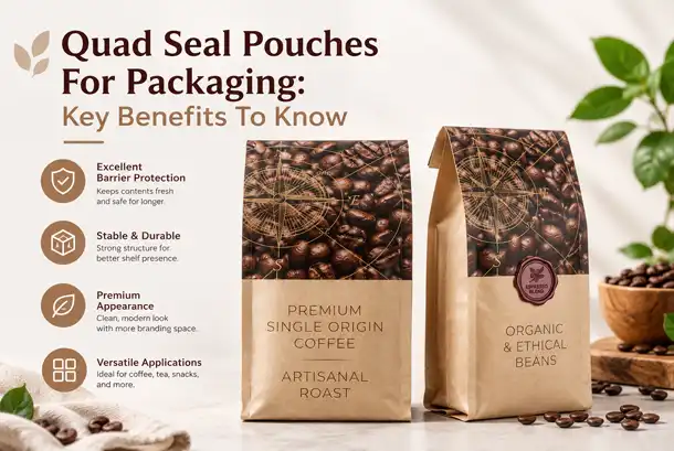 Quad Seal Pouches For Packaging: Key Benefits To Know
