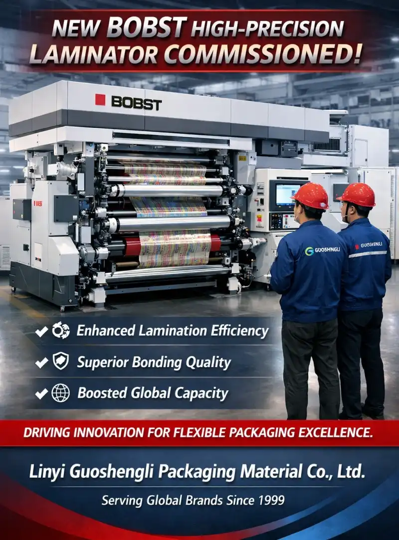 Guoshengli Packaging Announces Commissioning of New BOBST High-Precision Laminator to Boost Efficiency and Global Capacity
