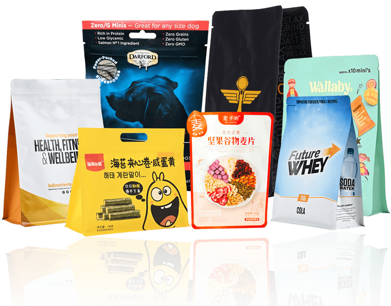 flat bottom pouches