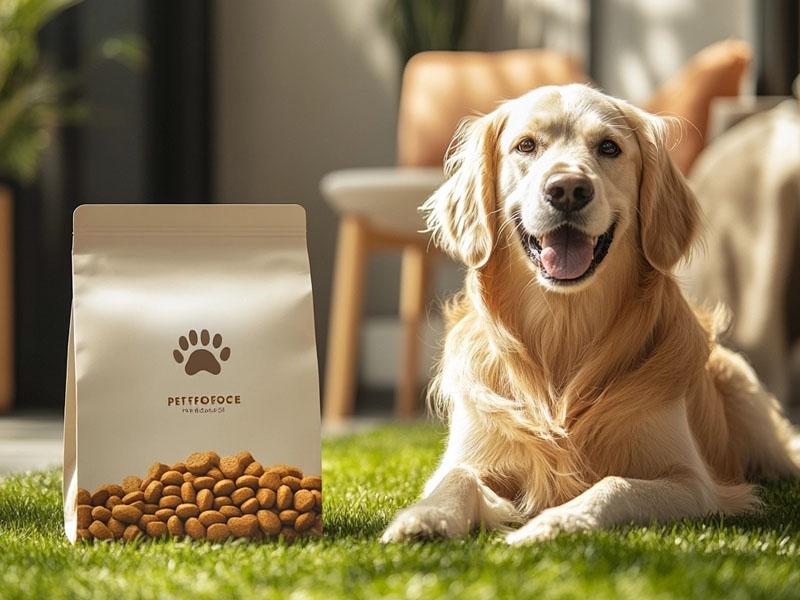 flat bottom pouch pet food packaging
