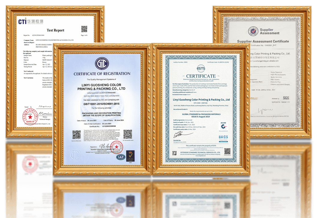 BRC certified flexible packaging supplier