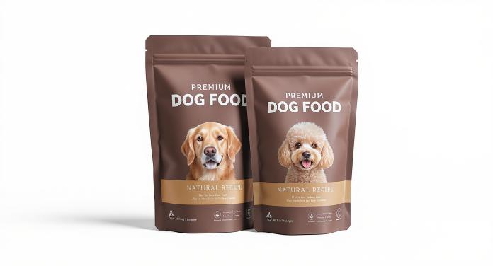 stand up pouch for pet food packaging