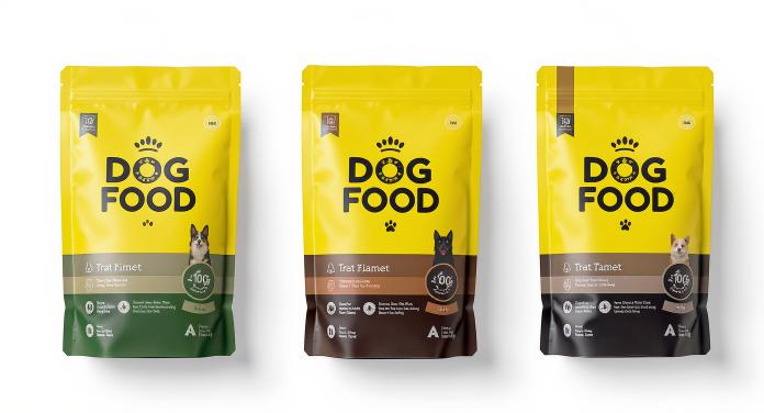 stand up pouch for pet food packaging