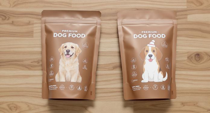 stand up pouch for pet food packaging