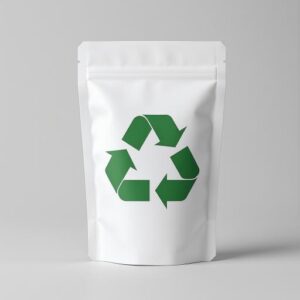 Recyclable mono-materials packaging bag
